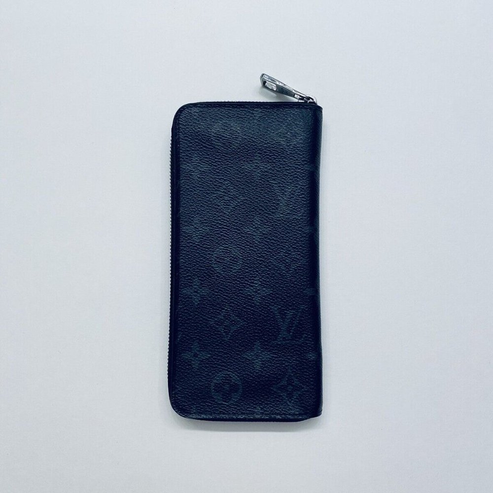 Louis Vuitton Monogram Eclipse Vertical Zippy Lon… - image 3